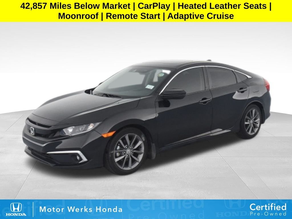 Certified Used 2019 Crystal Black Pearl Honda EX-L image 1