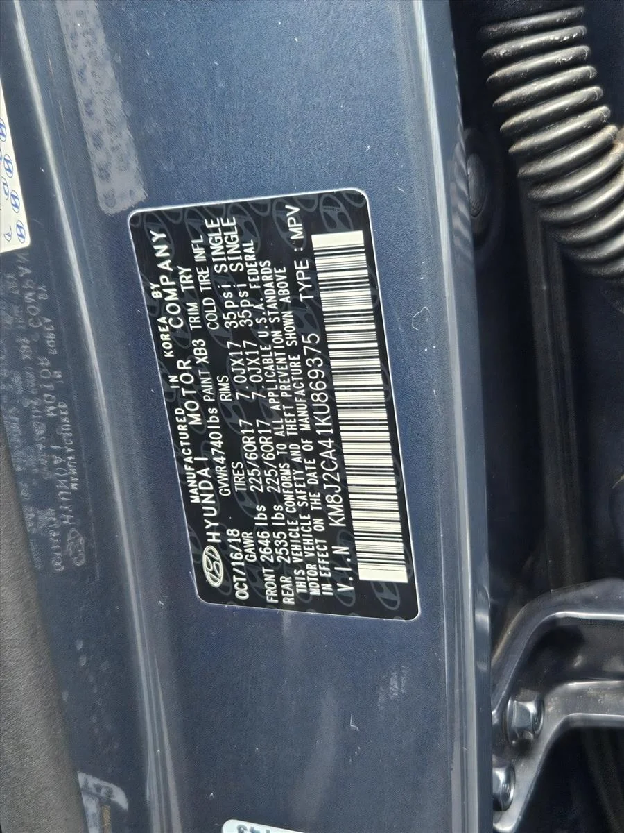 Used 2019 Dusk Blue Hyundai SE image 23