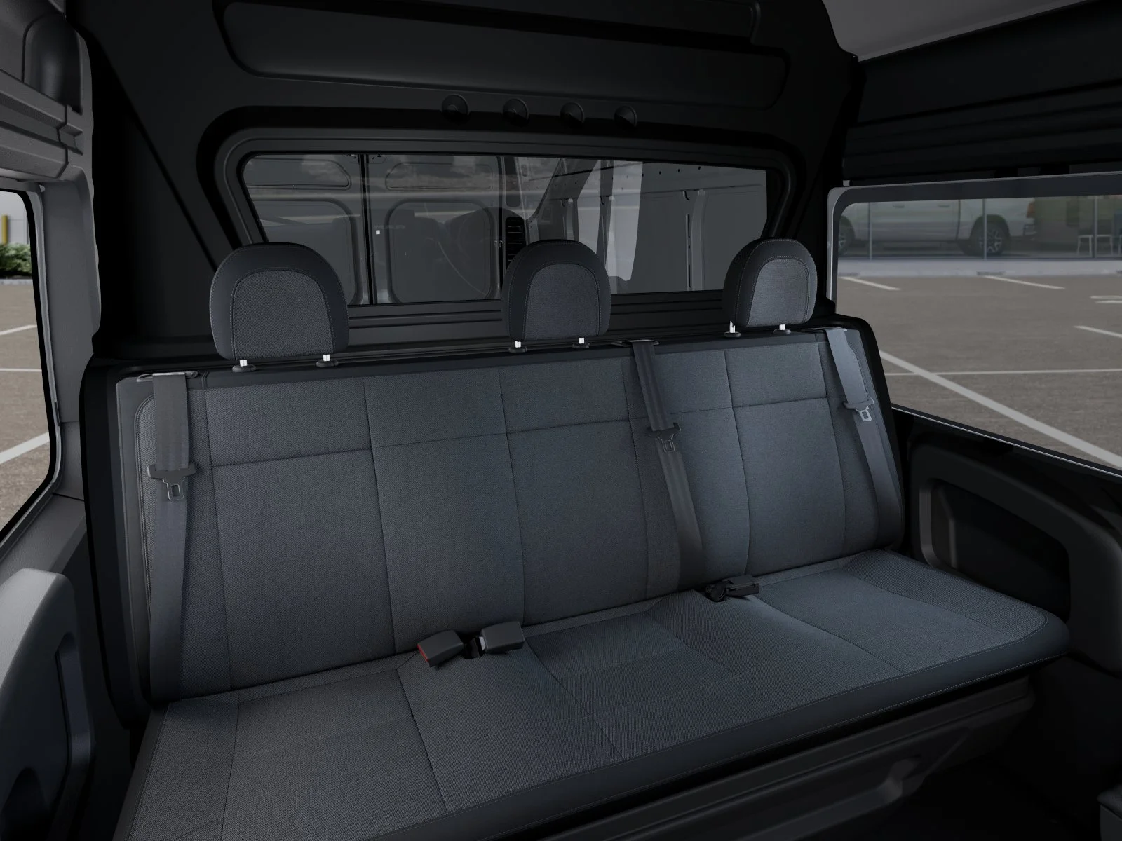 New 2025 Bright White Clearcoat RAM High Roof image 42