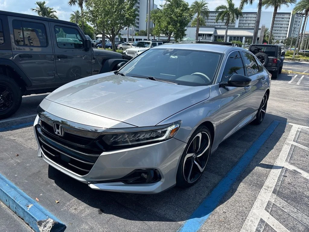 Used 2021 Silver Honda Sport image 1