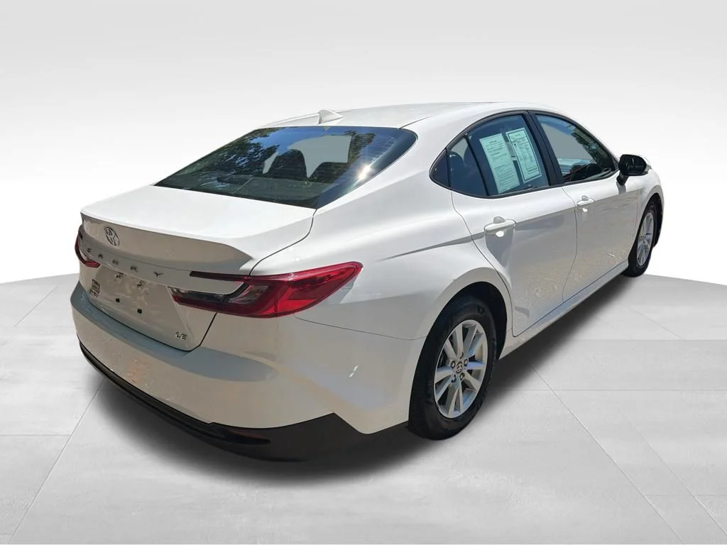 Used 2025 White Toyota LE image 4
