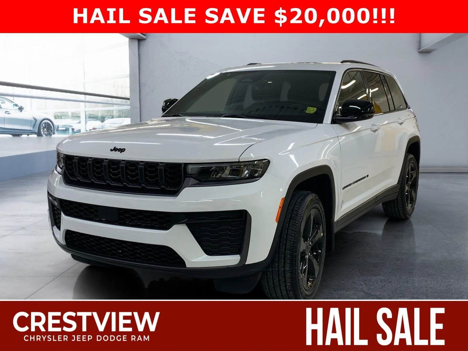 New 2026 Bright White Jeep Altitude image 1
