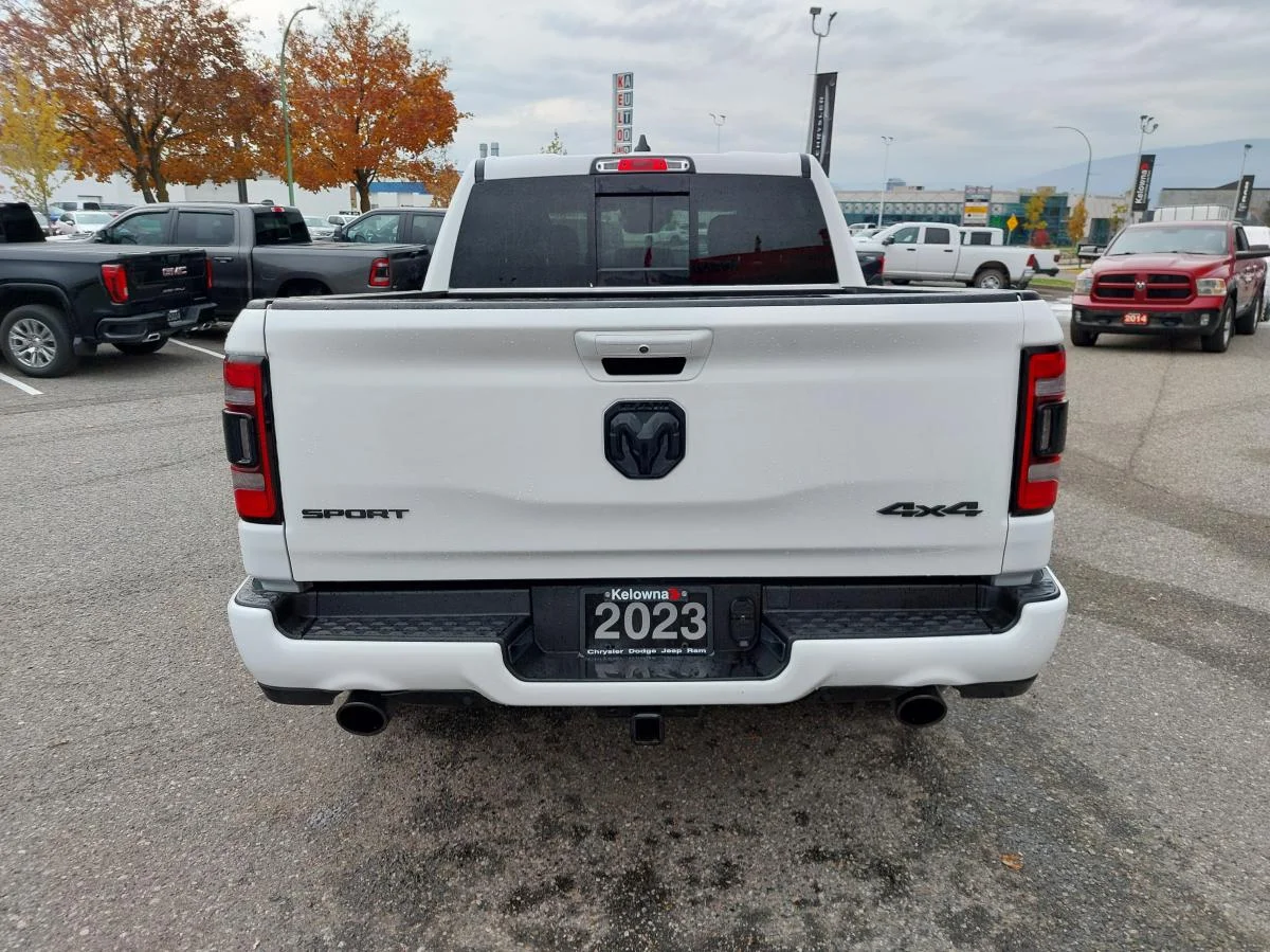 Used 2023 White RAM Sport 4x4 Crew Cab 5