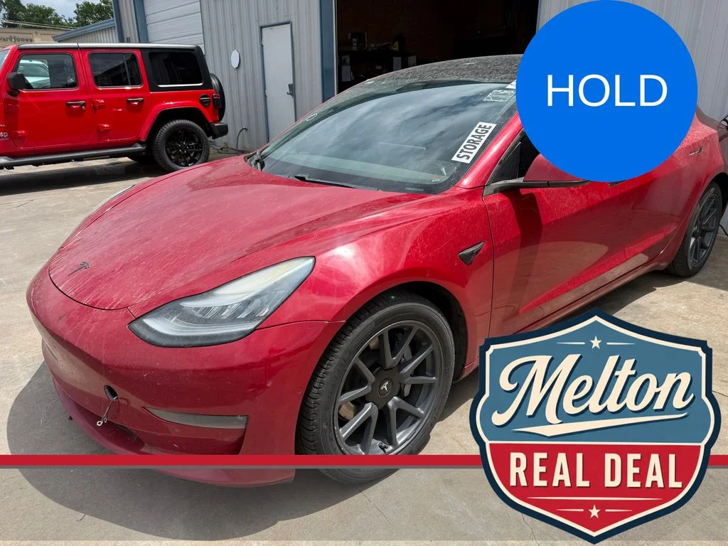 Used 2020 Red Tesla Long Range image 1