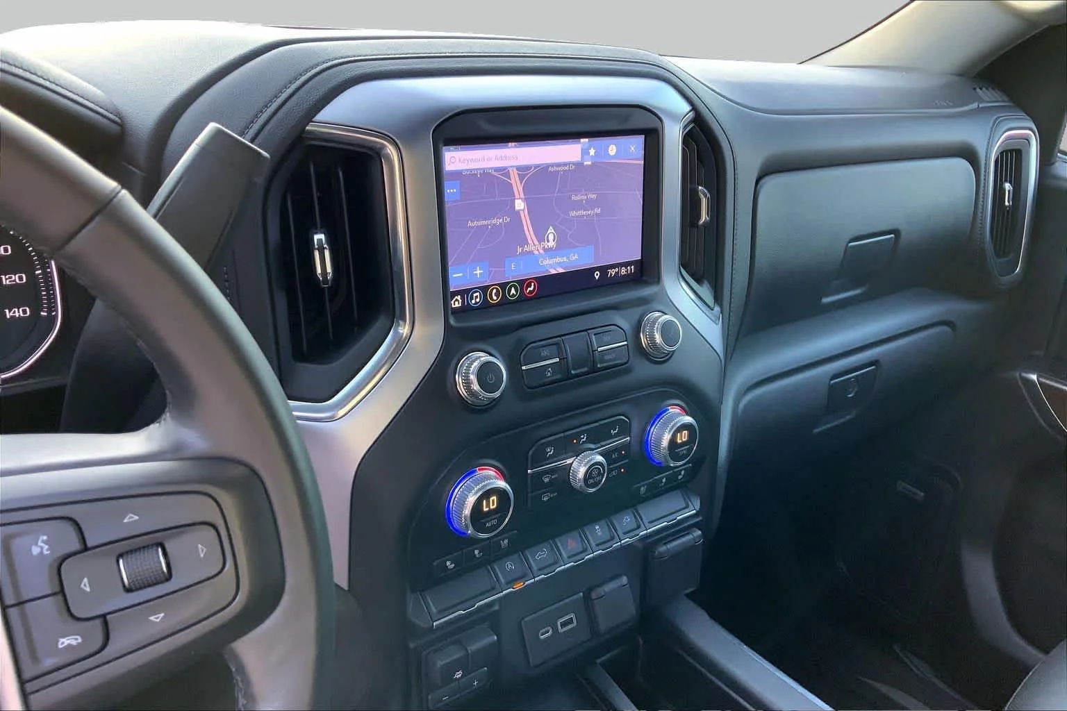Used 2019 White Frost Tricoat GMC SLT image 6