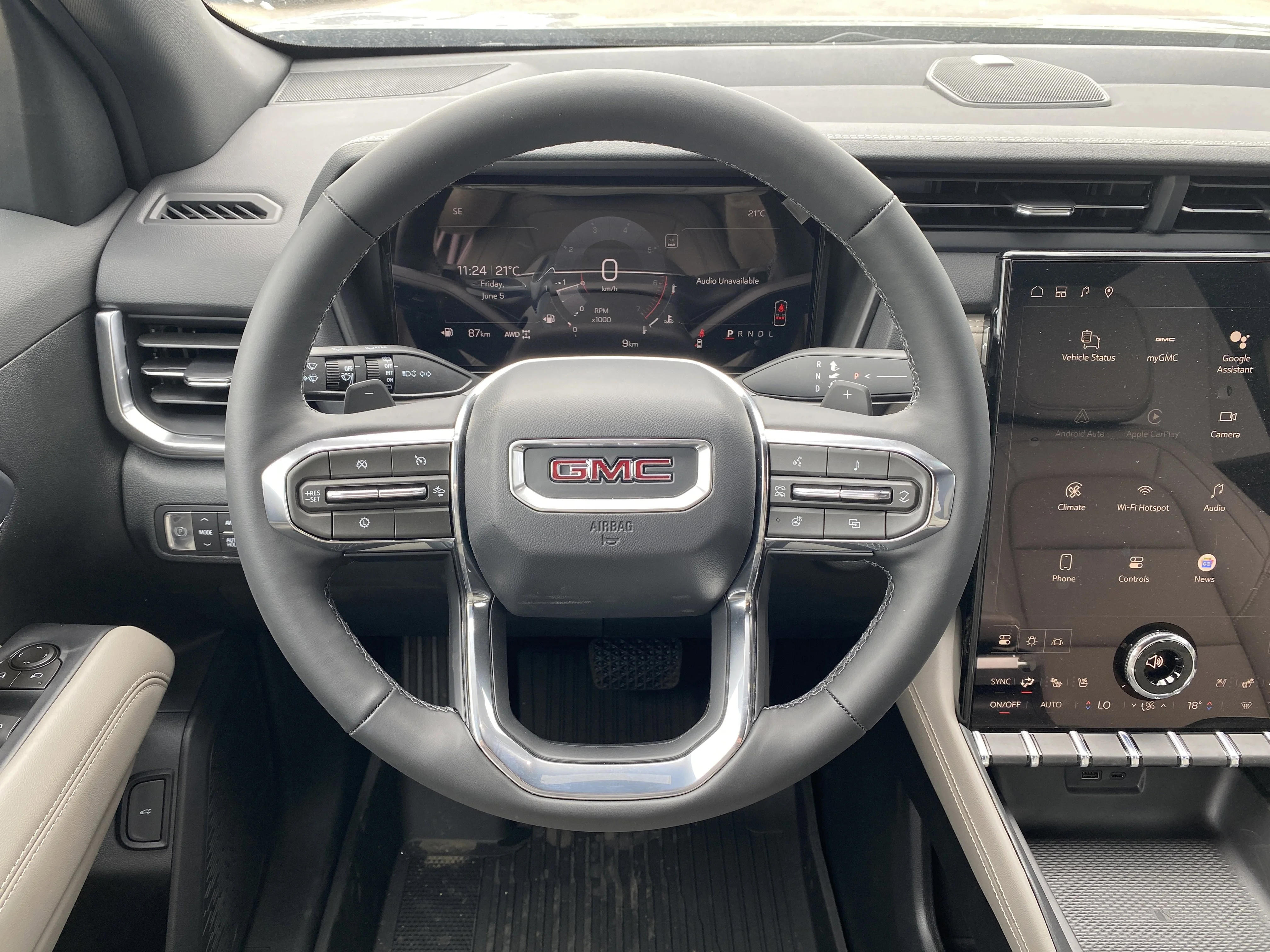 New 2026 EBONY TWILIGHT METALLIC GMC AWD Elevation image 16