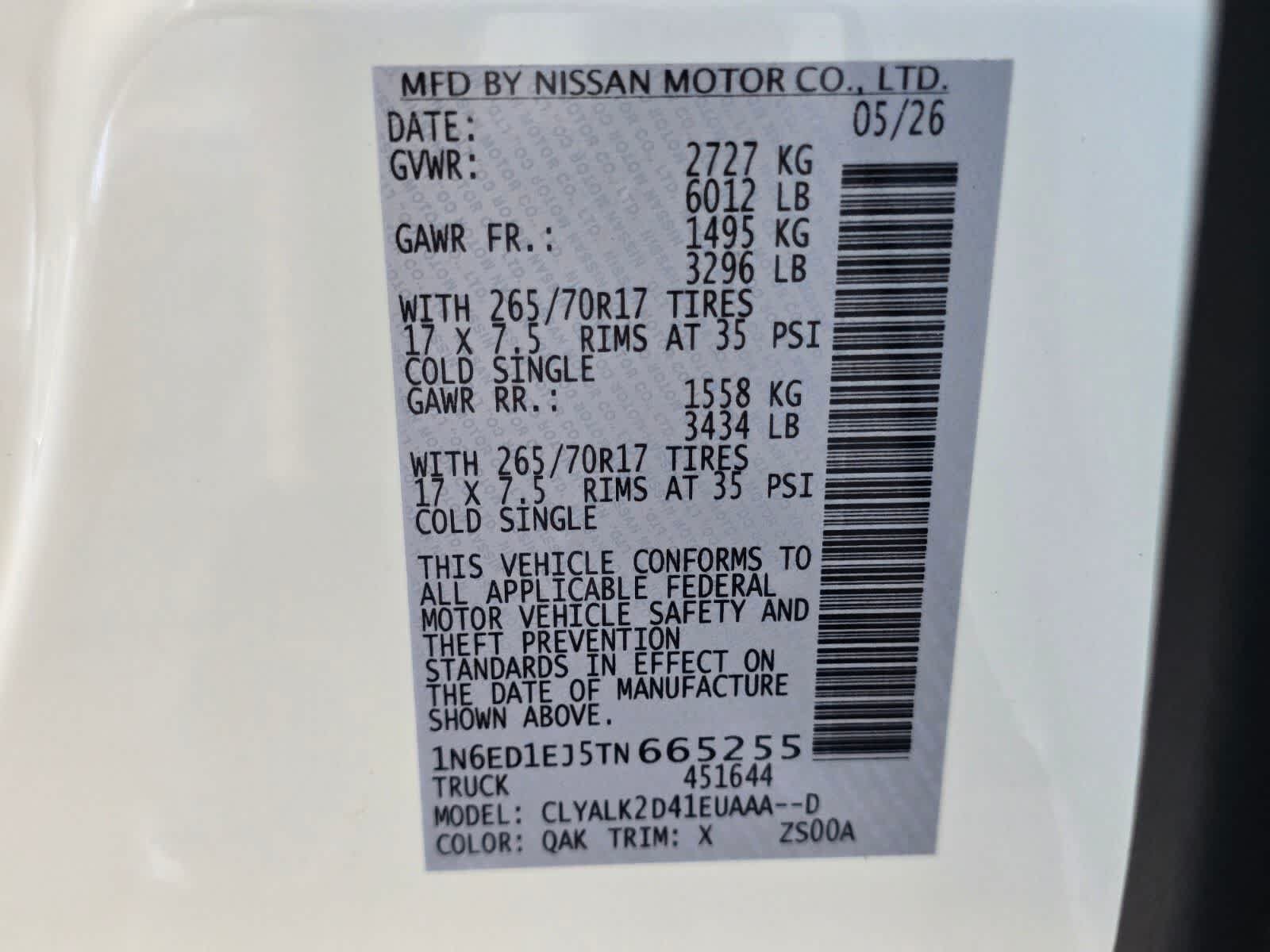 New 2026 Glacier White Nissan Crew Cab PRO-X® image 22
