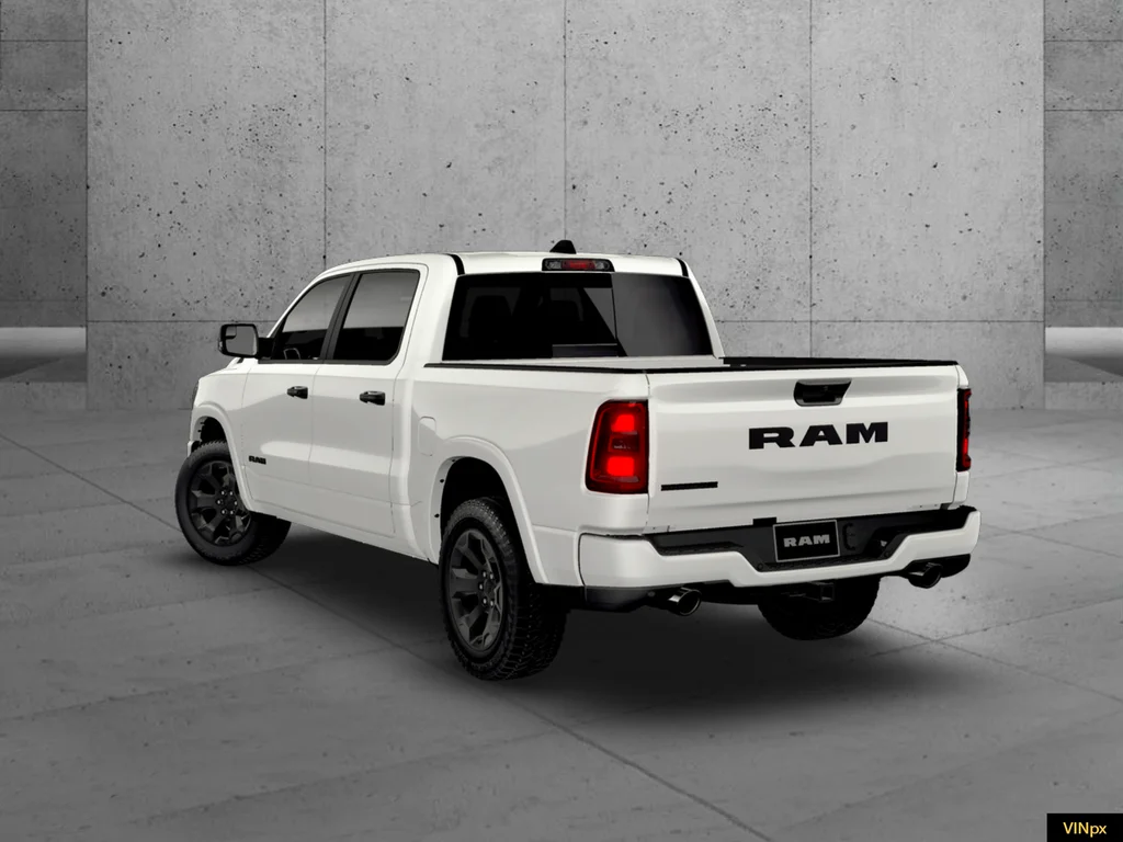 New 2026 Bright White Clear-Coat Exterior Paint RAM Big Horn/Lone Star image 2