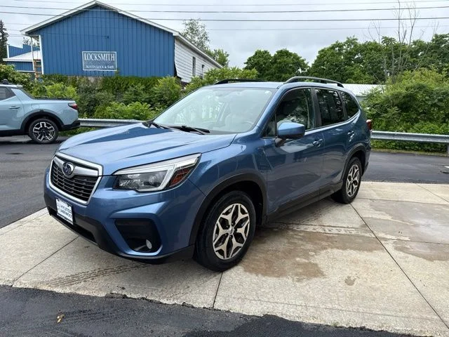 Certified Used 2021 Blue Subaru Premium image 3