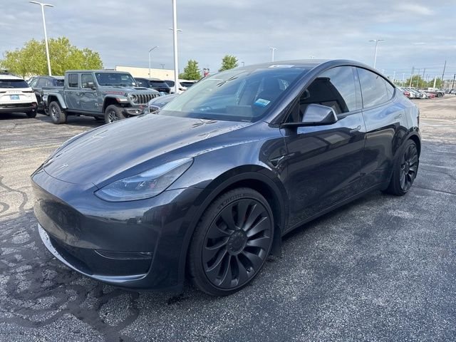 Used 2024 Tesla Model Y Performance with VIN 7SAYGDEF6RA264552 for sale in Bloomington, IL
