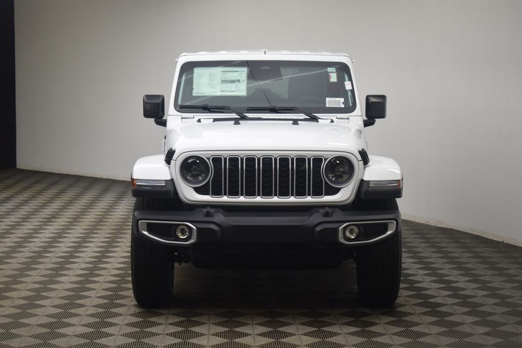 New 2026 Bright White Clear-Coat Exterior Paint Jeep Sahara image 2