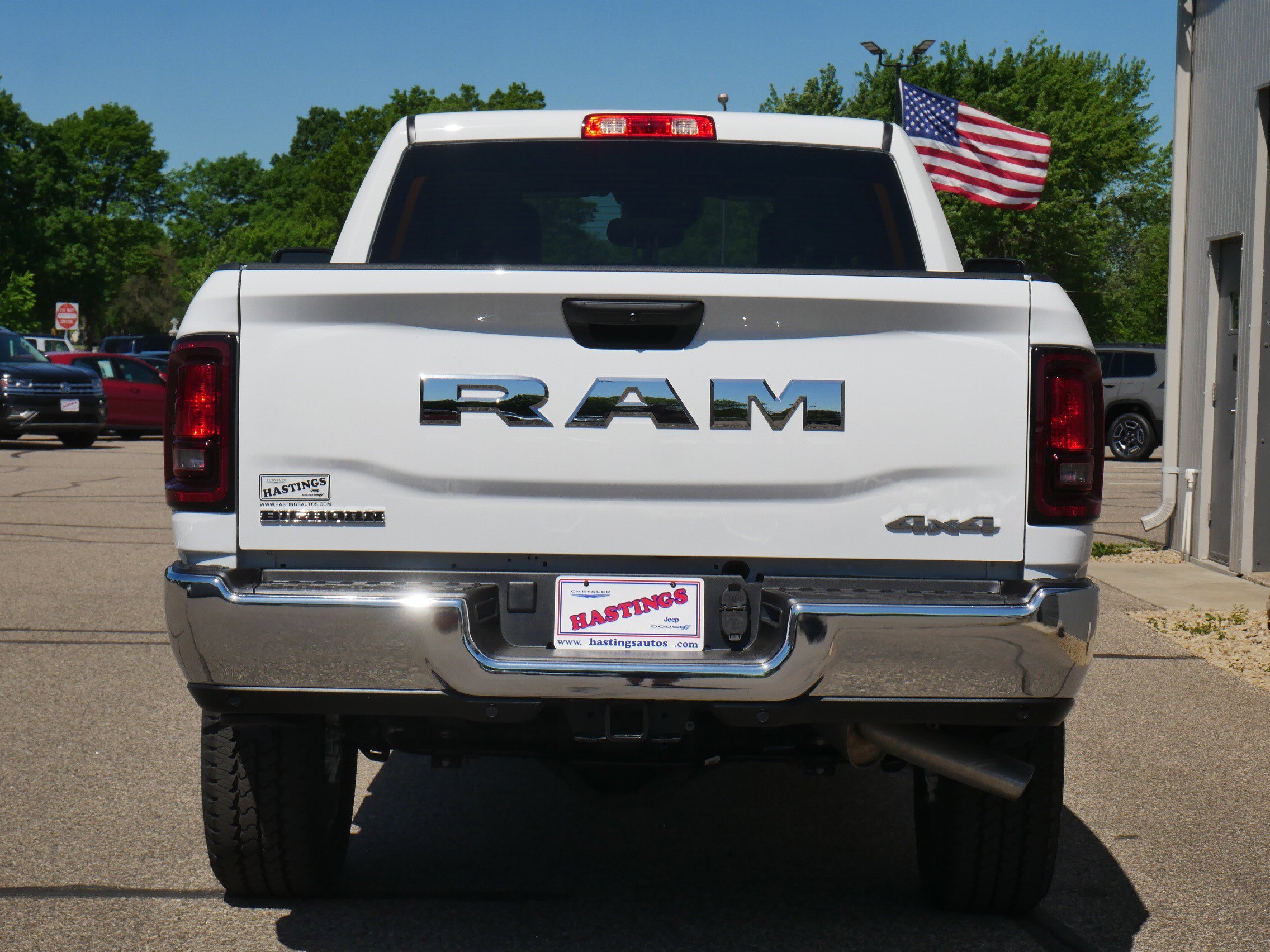 New 2026 Bright White Clearcoat RAM Big Horn image 4