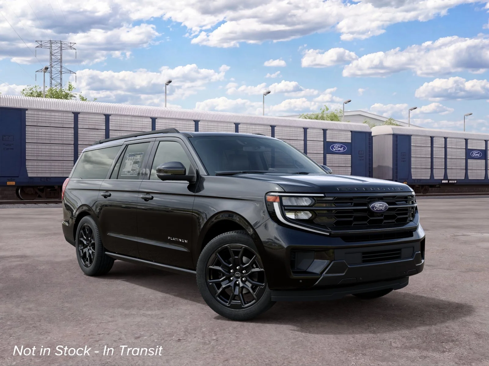 New 2027 Agate Black Metallic Ford Platinum image 4
