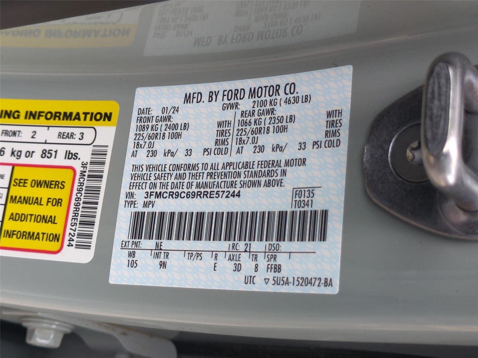 Used 2024 Cactus Gray FORD OUTBANK image 40