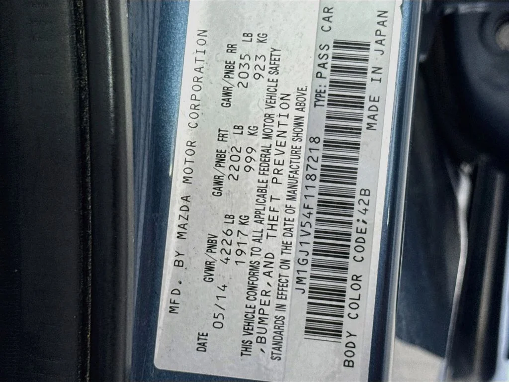 Used 2015 Blue Reflex Mica Mazda i Touring image 36