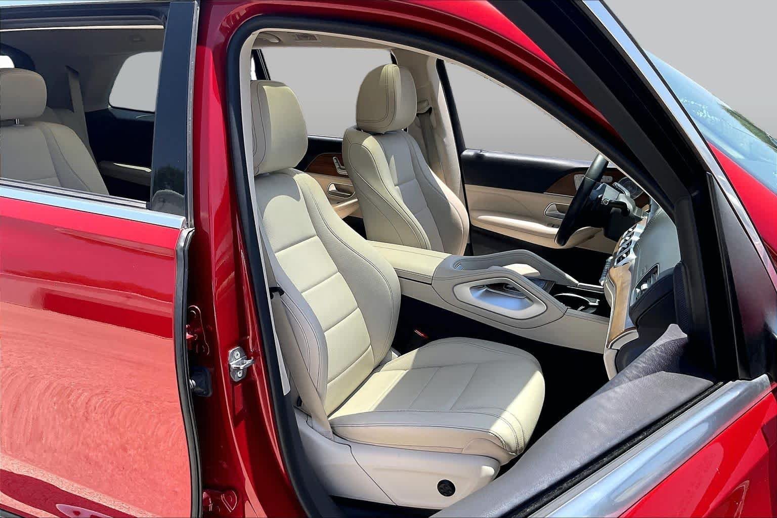 Used 2020 designo Cardinal Red Metallic Mercedes-Benz GLS 450 image 9