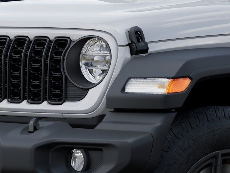 New 2026 Bright White Clear-Coat Exterior Paint Jeep Sport S image 10