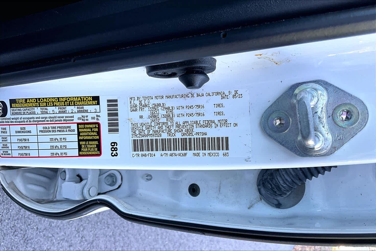 Used 2023 Ice Cap Toyota SR image 32
