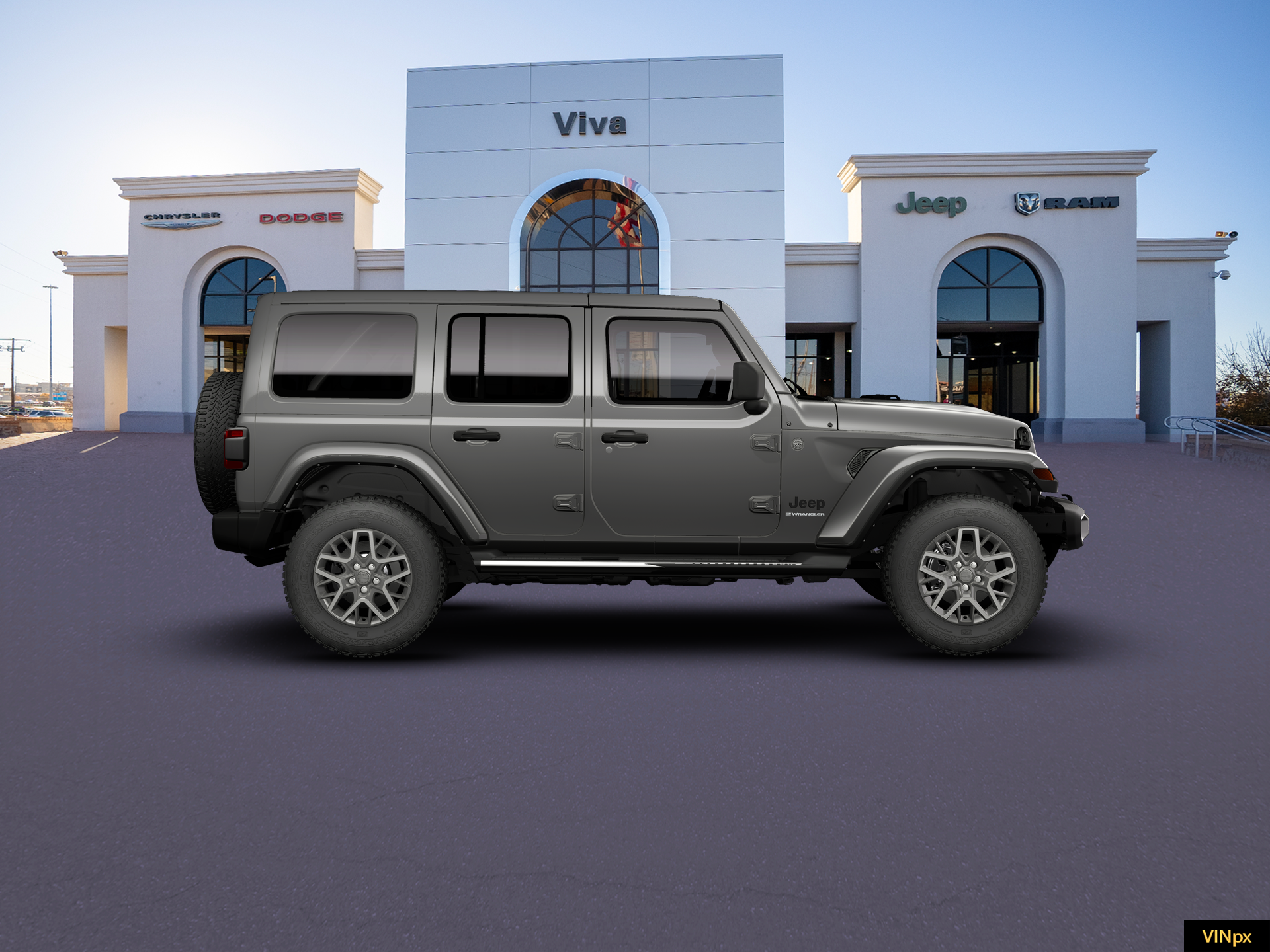 New 2026 Granite Crystal Metallic Clear-Coat Exterior Paint Jeep Sahara image 21