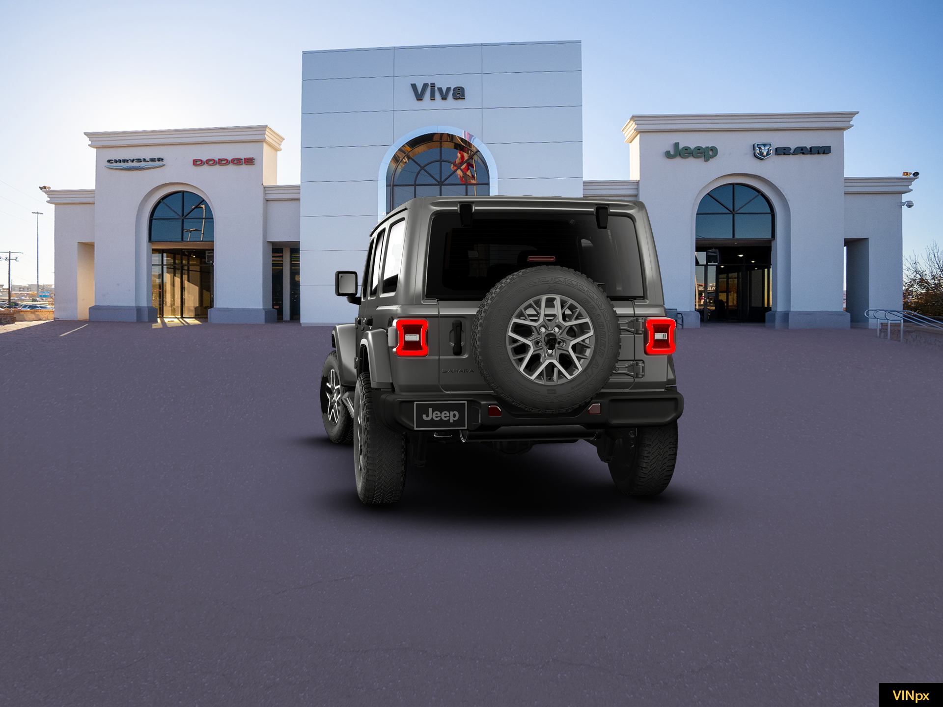 New 2026 Granite Crystal Metallic Clear-Coat Exterior Paint Jeep Sahara image 25