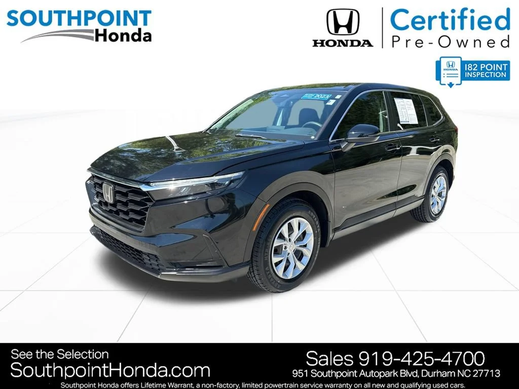 Certified Used 2023 Crystal Black Pearl Honda 1.5T AWD LX image 39