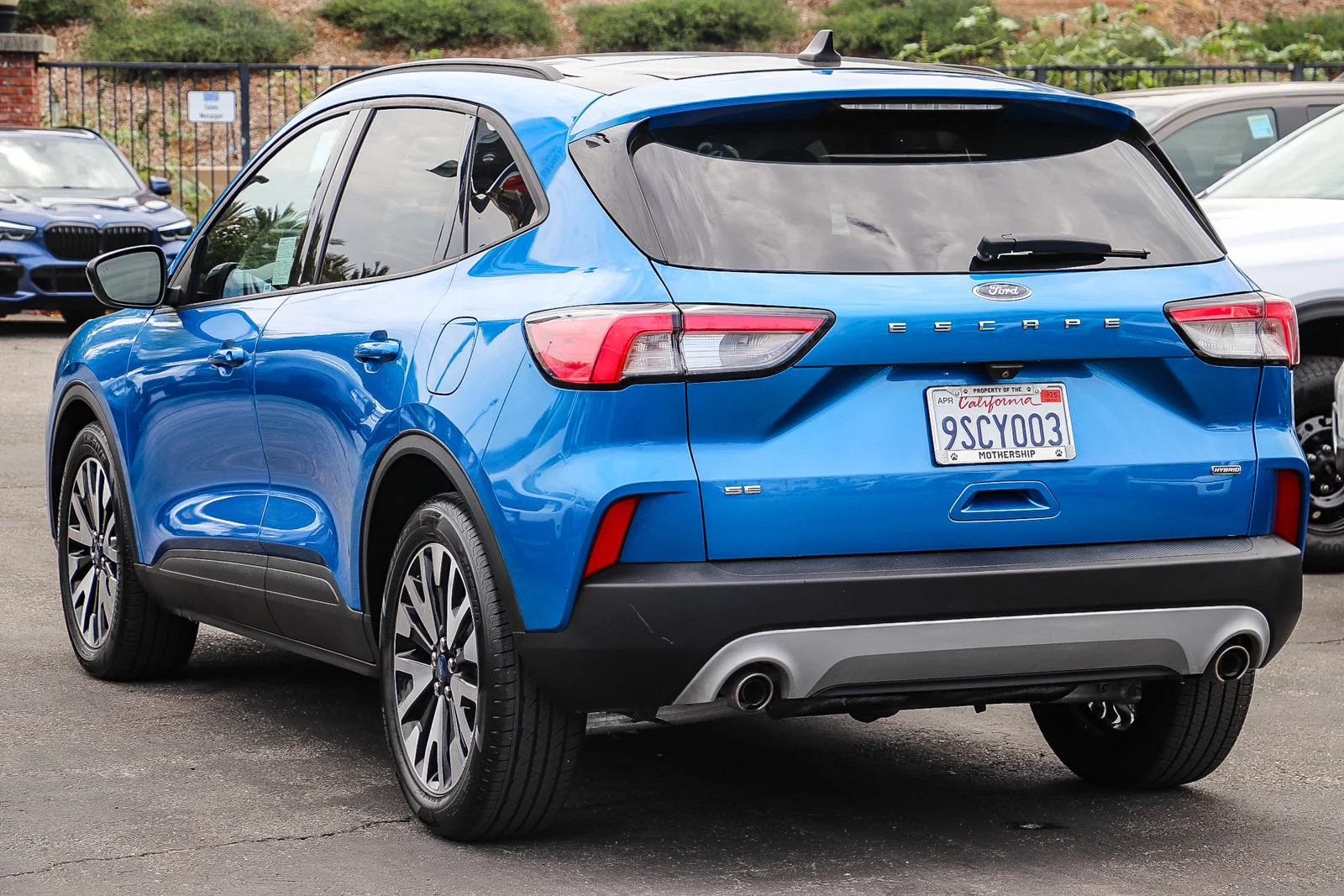 Certified Used 2020 Blue Metallic Ford SE Sport Hybrid image 9