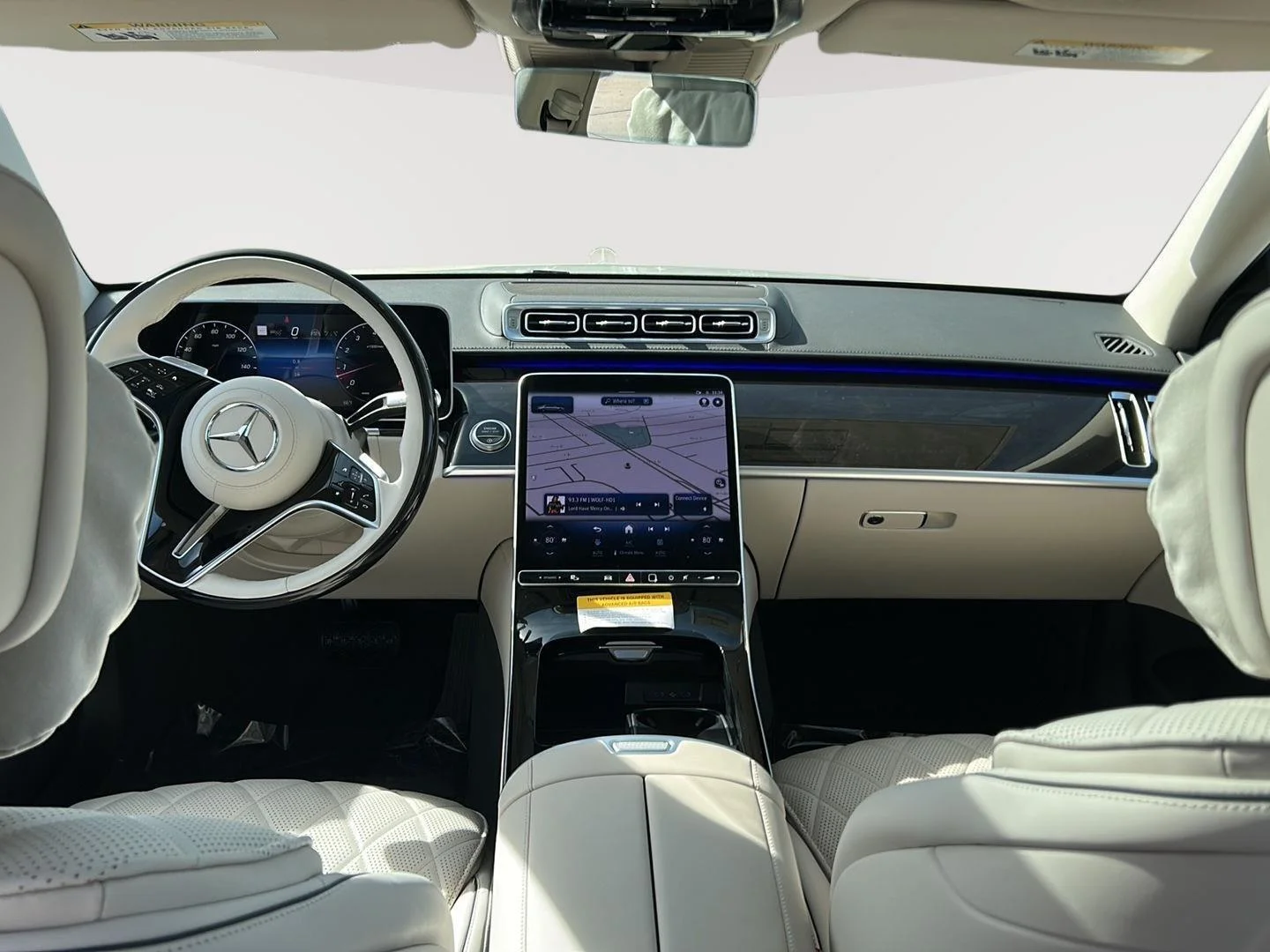 New 2026 MANUFAKTUR Moonlight White Metallic Mercedes-Benz S 580 image 14
