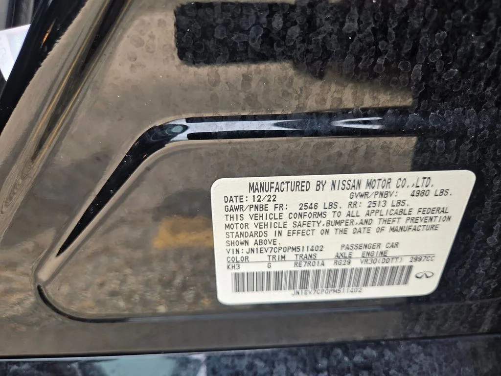 Used 2023 Black INFINITI SENSORY image 33