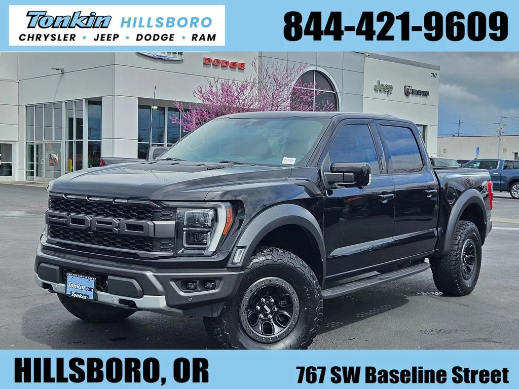 Used 2021 Black Ford Raptor image 1