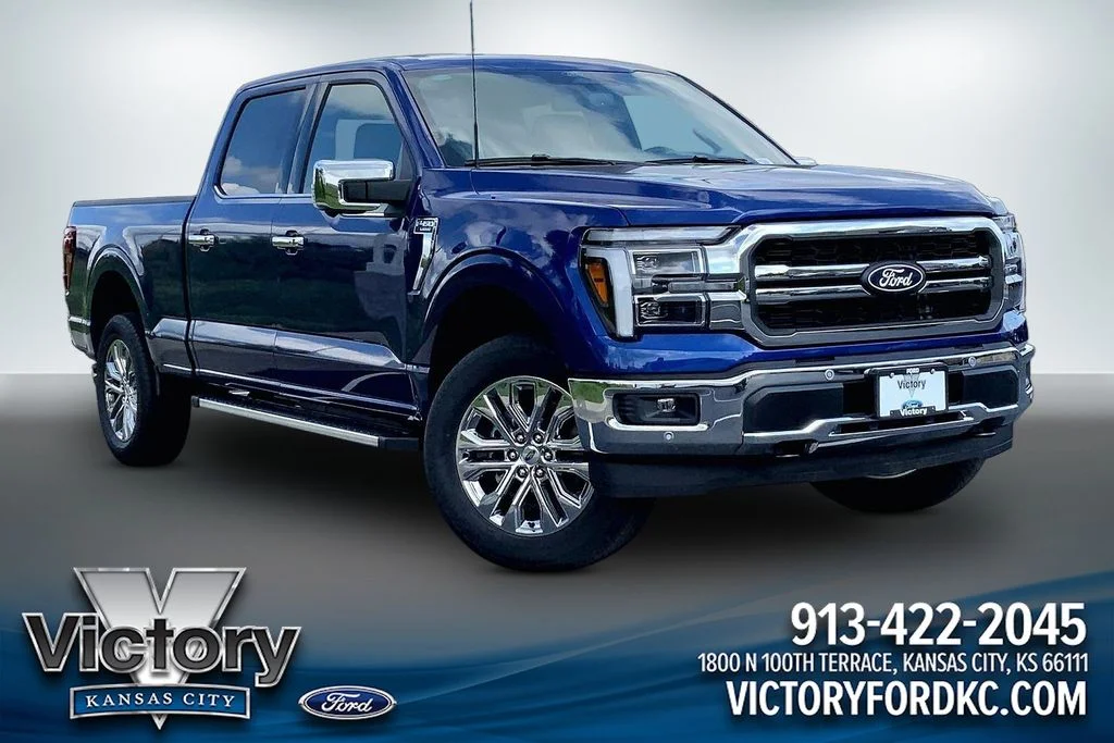 New 2026 Blue Ford Lariat image 1