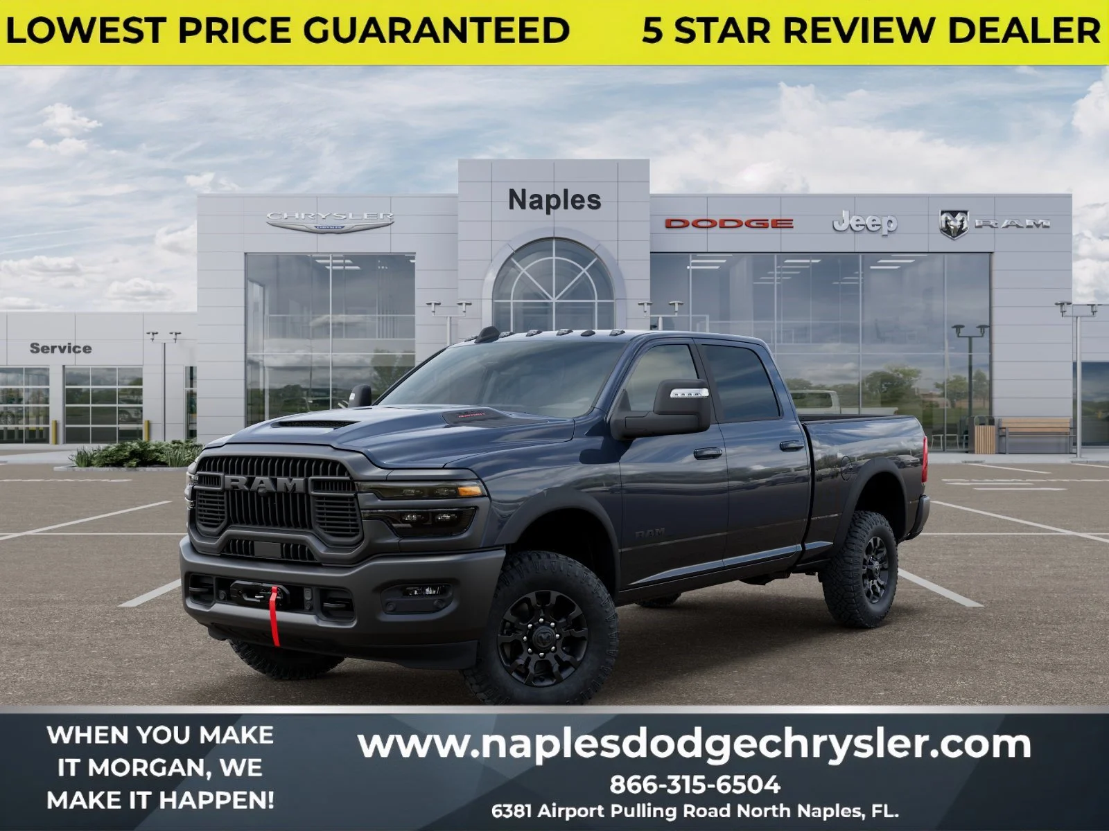 New 2026 Forged Blue Metallic RAM Power Wagon image 1