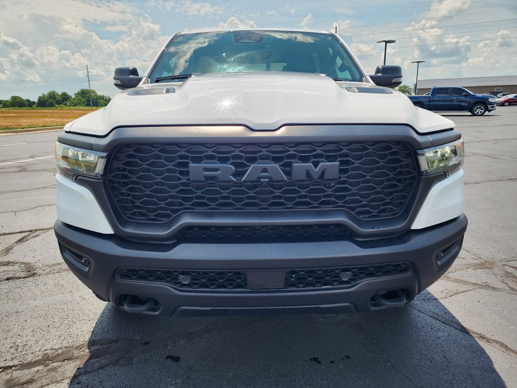 Used 2025 Bright White Clearcoat Ram Rebel image 2