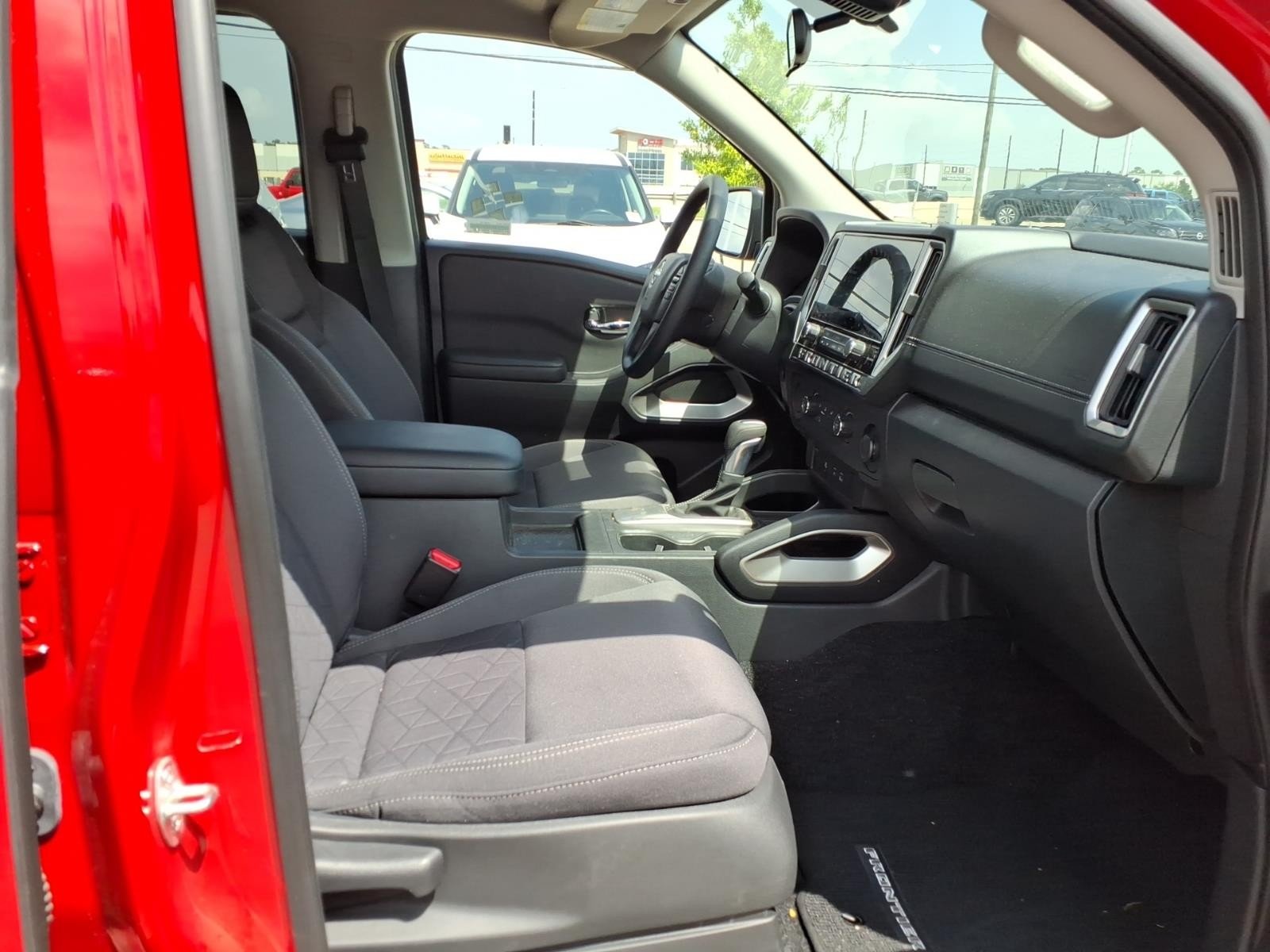 2026 Nissan Frontier SV Red at Robbins Nissan