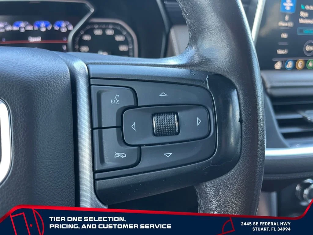 Used 2021 MIDNIGHT BLUE METALLIC GMC SLT image 30