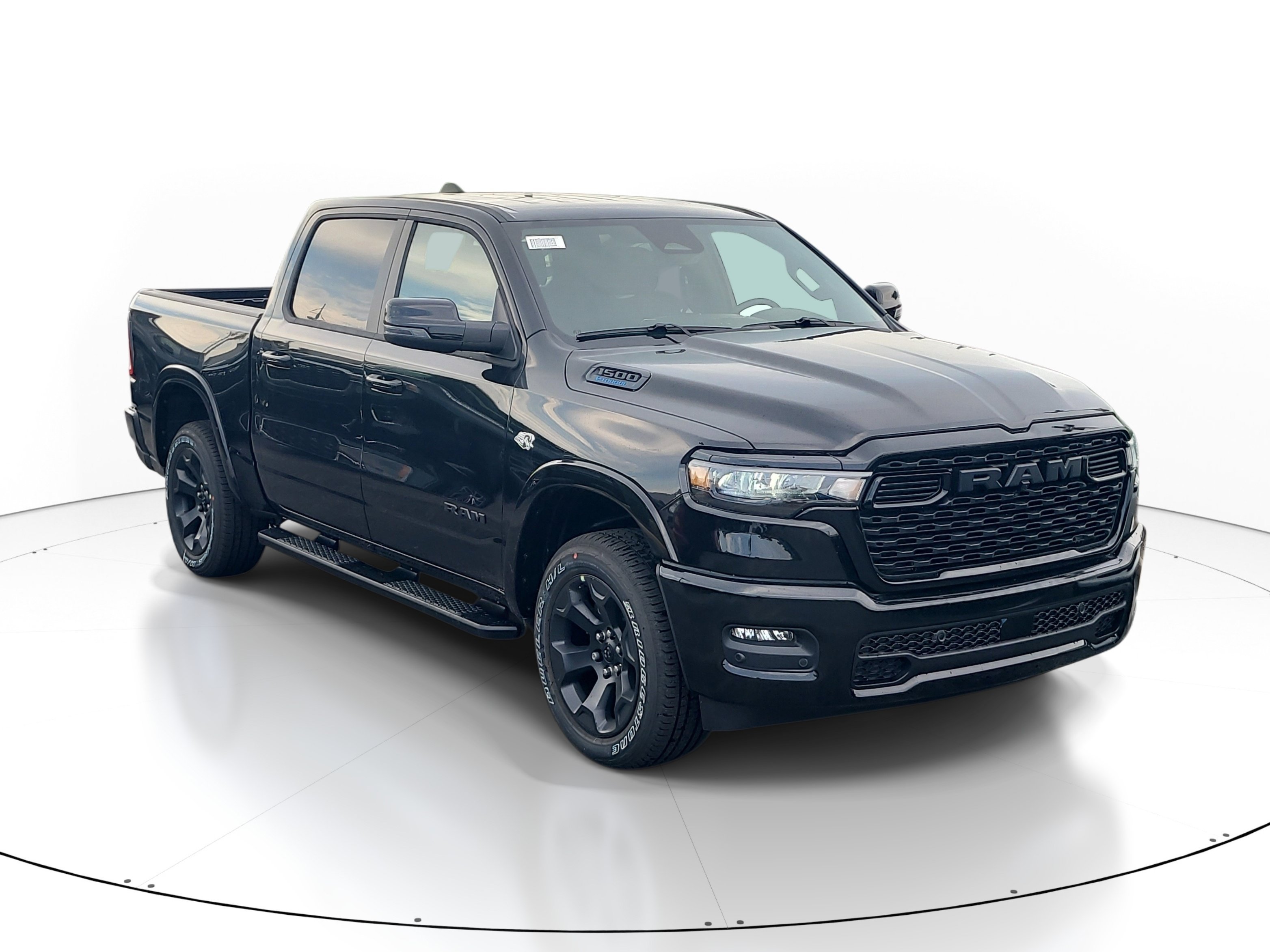 New 2026 Diamond Black Crystal Pearl-Coat Exterior Paint RAM Big Horn image 1