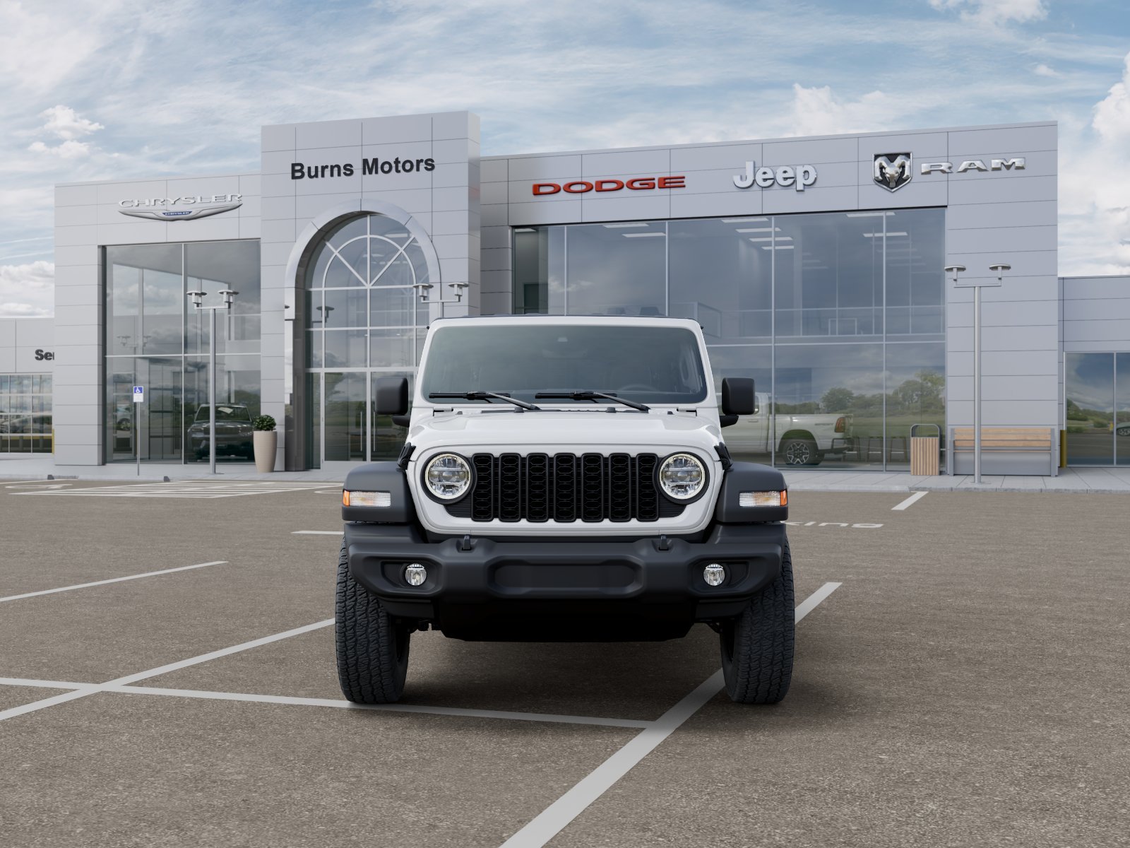 New 2026 Bright White Clearcoat Jeep Sport S 4-Door image 32