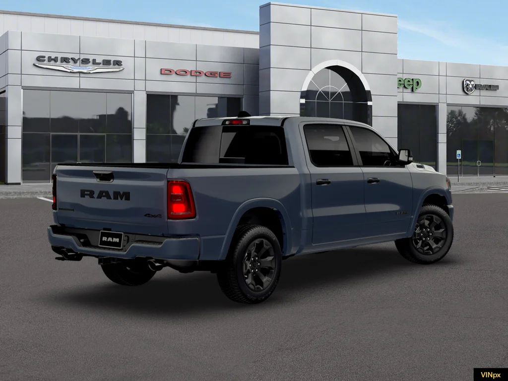 New 2026 Forged Blue Metallic Exterior Paint RAM Big Horn Night Edition image 6