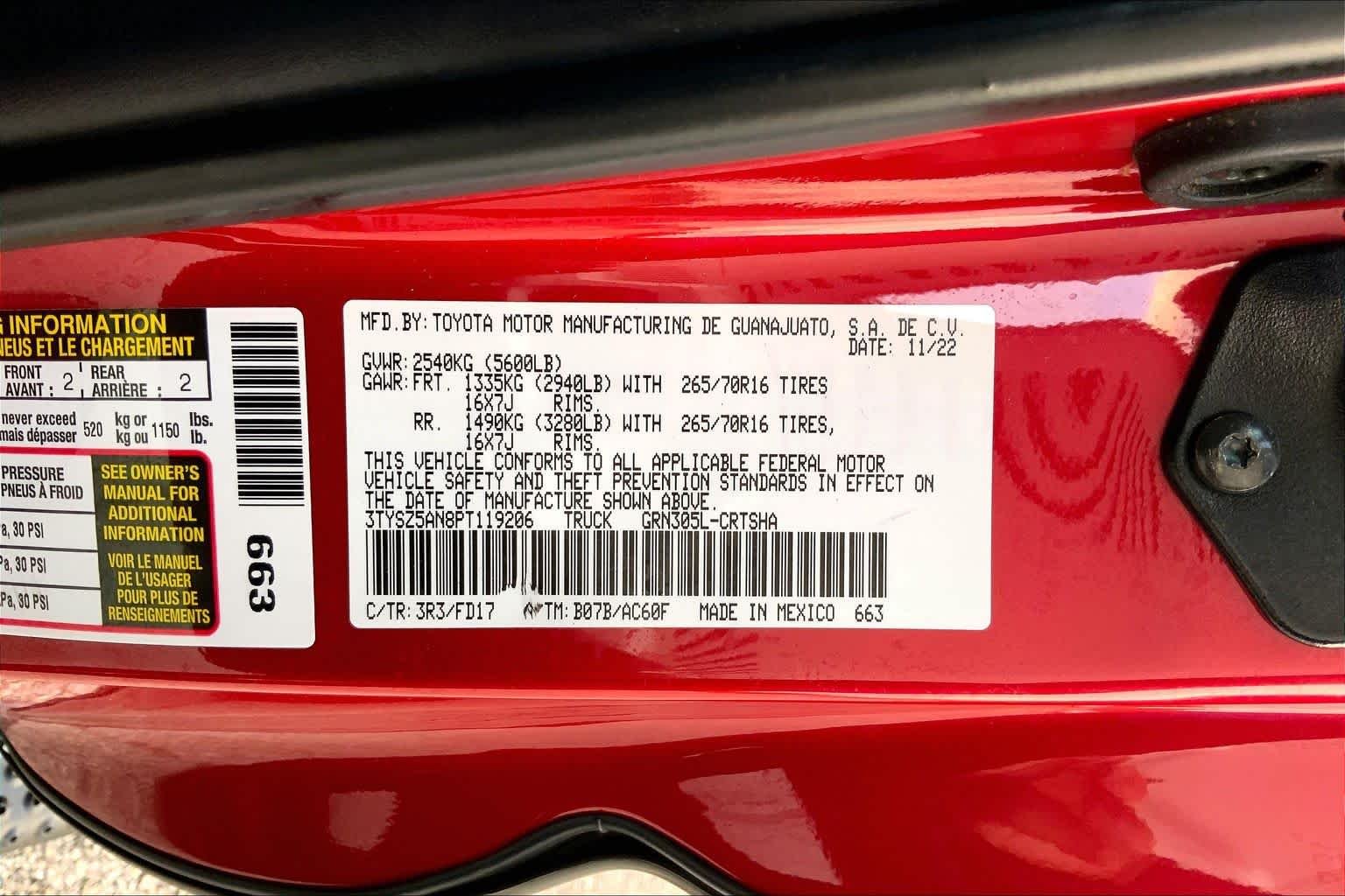 Used 2023 Barcelona Red Metallic Toyota TRD Off Road image 36