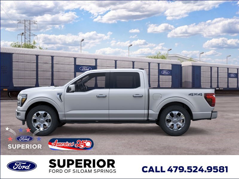 New 2026 Iconic Silver Metallic Ford Platinum image 3