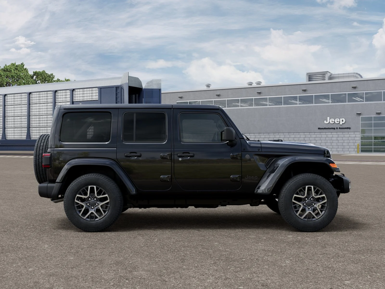 New 2026 Black Clear-Coat Exterior Paint Jeep Sahara image 12