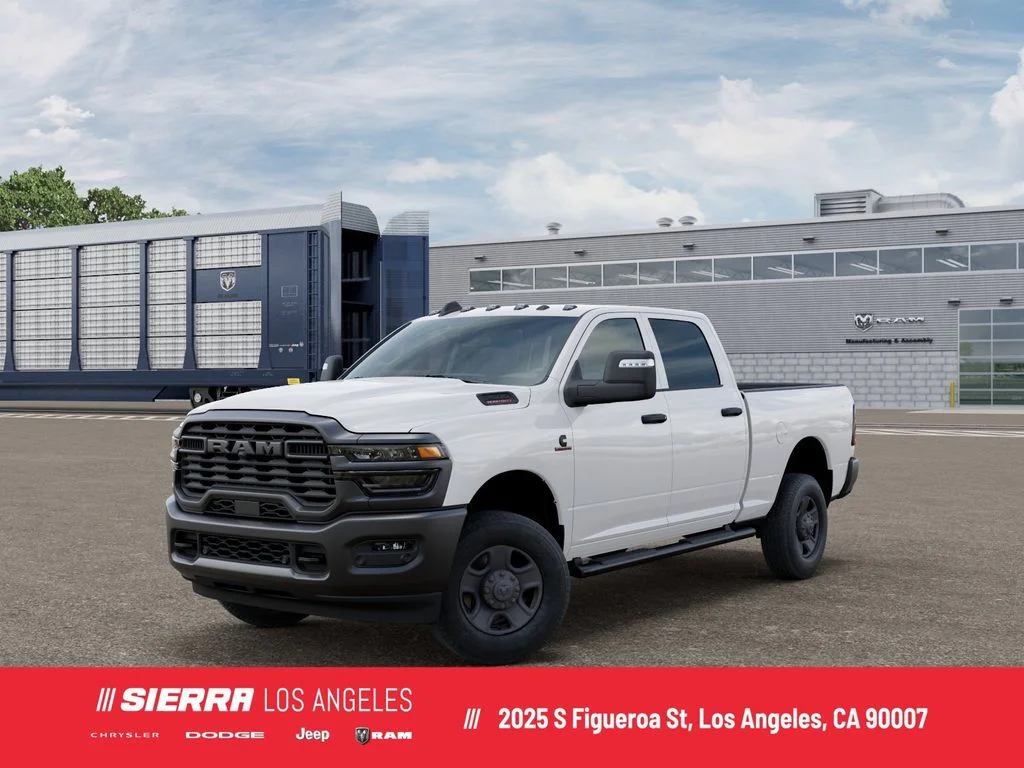 New 2026 Bright White Clear-Coat Exterior Paint RAM Tradesman image 1
