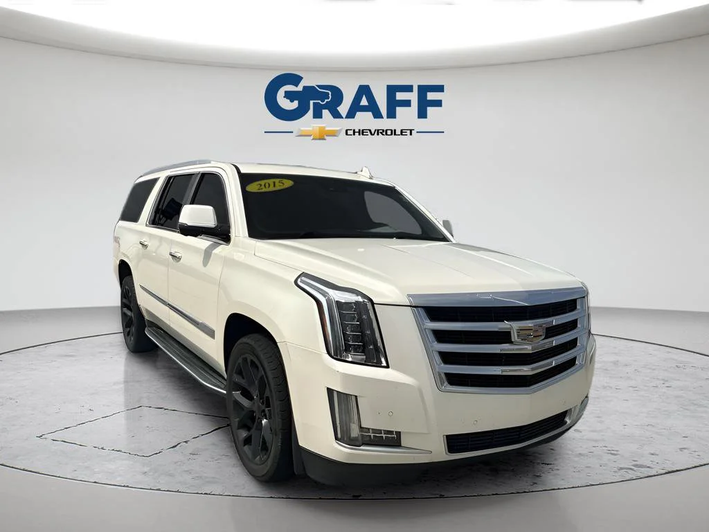 Used 2015 Cadillac Escalade ESV Luxury with VIN 1GYS4SKJ0FR686232 for sale in Burns Harbor, IN