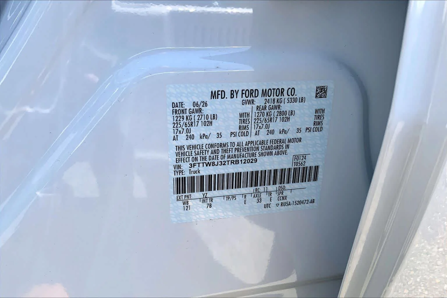New 2026 Oxford White Ford XLT image 12
