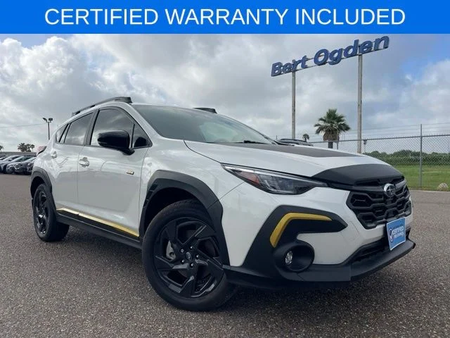 Certified Used 2025 White Subaru Sport image 1