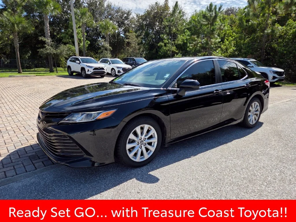 Certified Used 2019 Black Toyota LE image 4