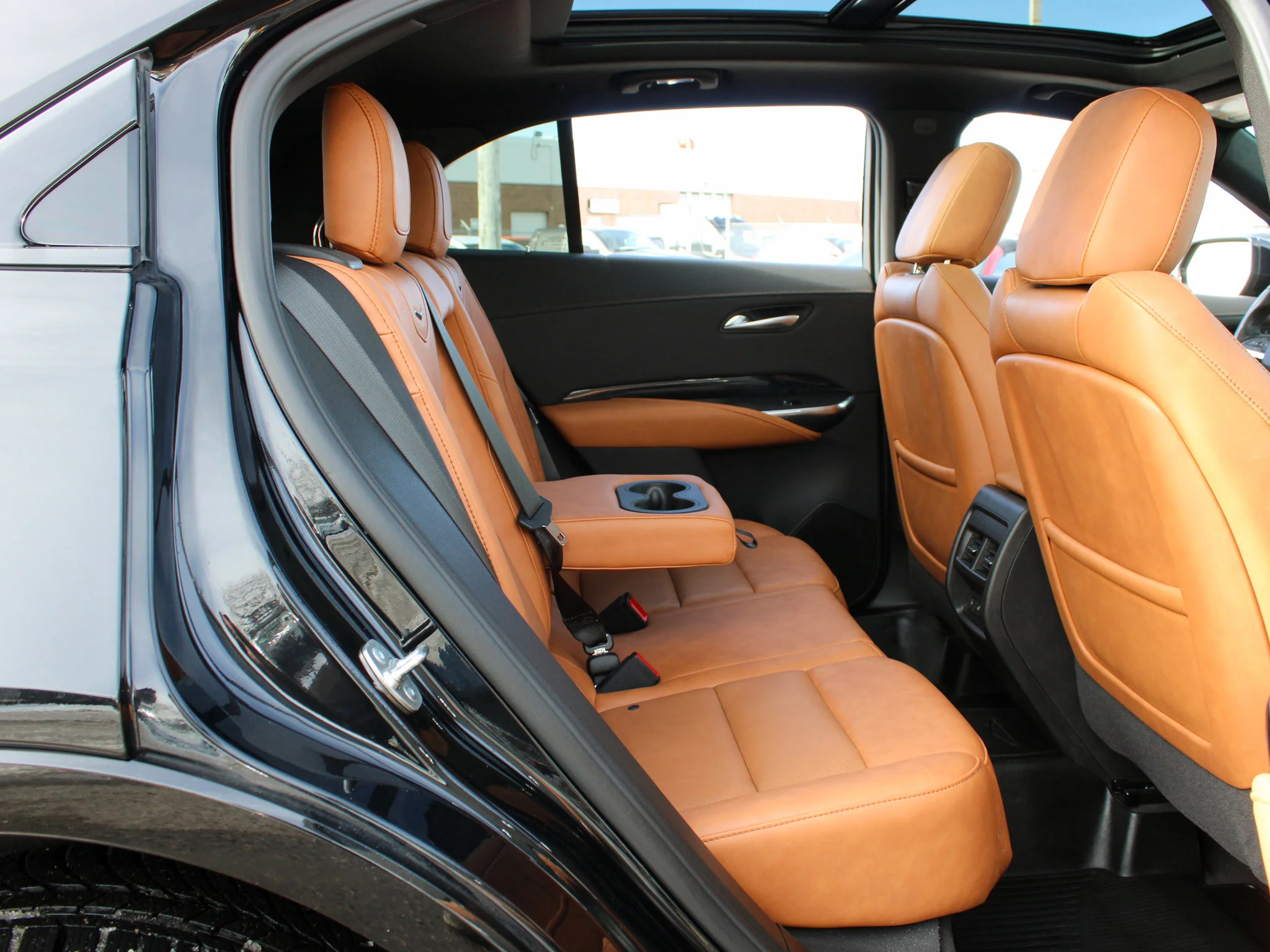 Certified Used 2024 Black Cadillac AWD Sport * 3M PPF | Winter Tires | Adaptive Cruise | Brown Leather | Head-Up Display image 21