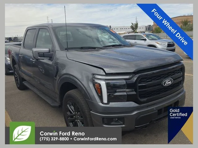 Used 2025 Carbonized Gray Metallic Ford Lariat image 1