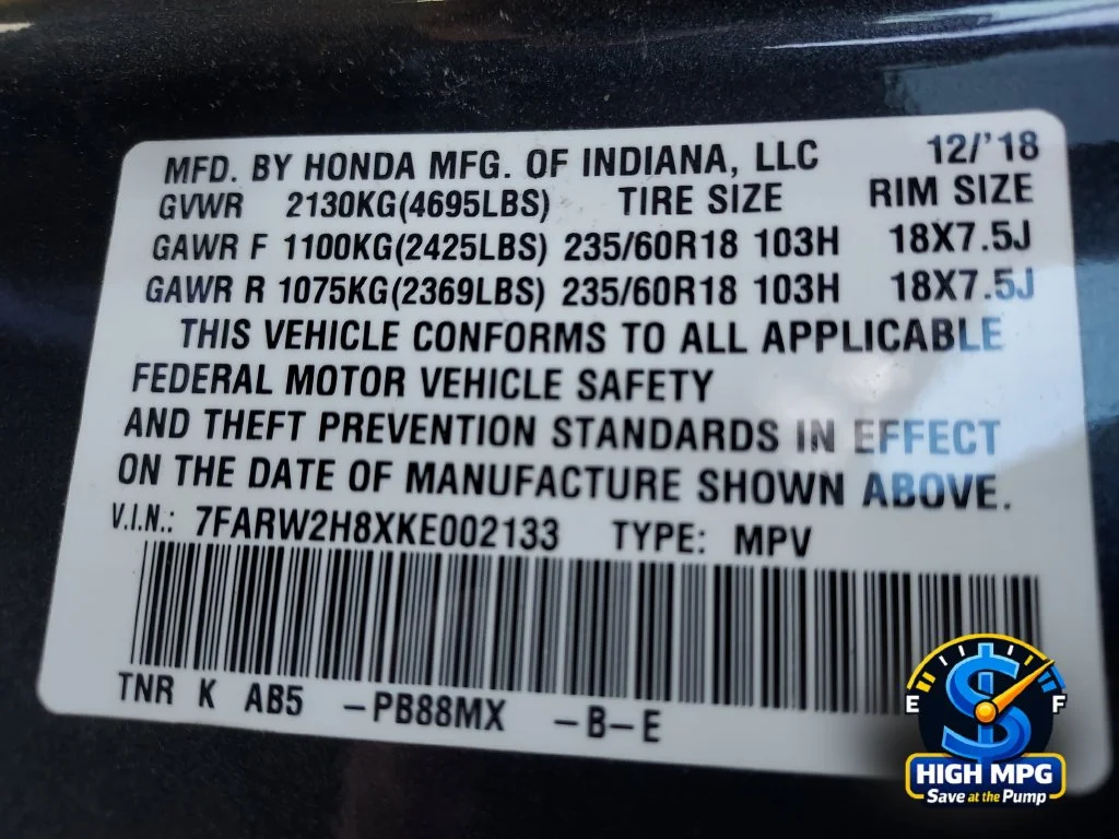 Certified Used 2019 Gray Honda EX-L image 36