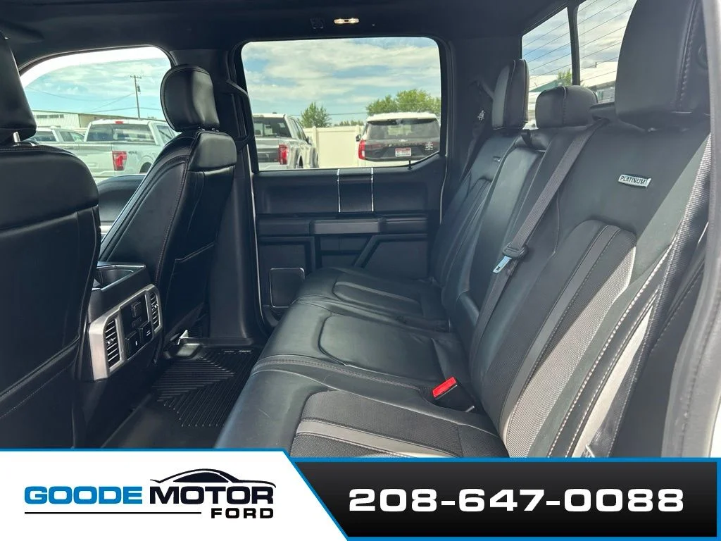 Used 2019 White Platinum Tri-Coat Metallic Ford Platinum image 11