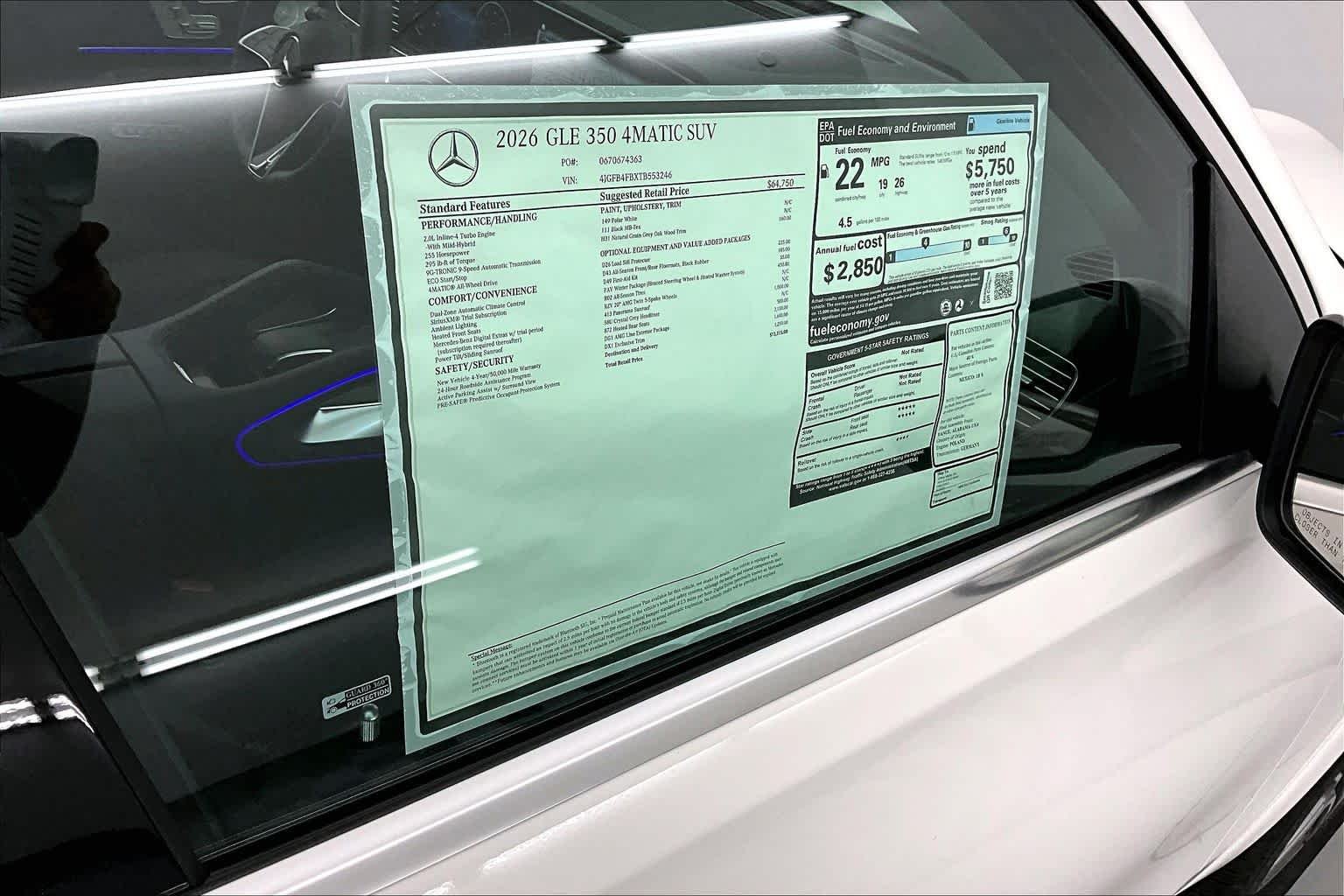 New 2026 Polar White Mercedes-Benz GLE 350 image 25